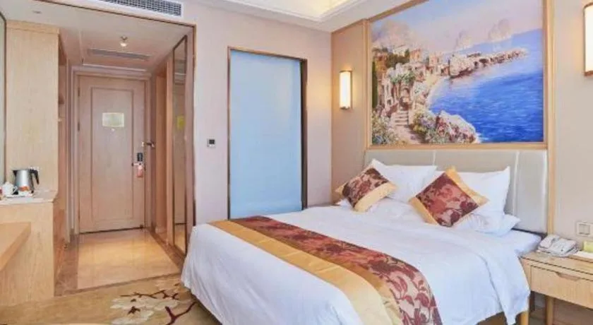 Bed in Vienna Hotel Fuzhou University Town Boshihou