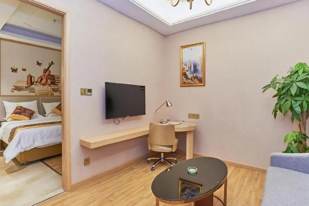 Bed in Vienna Hotel Fuzhou University Town Boshihou