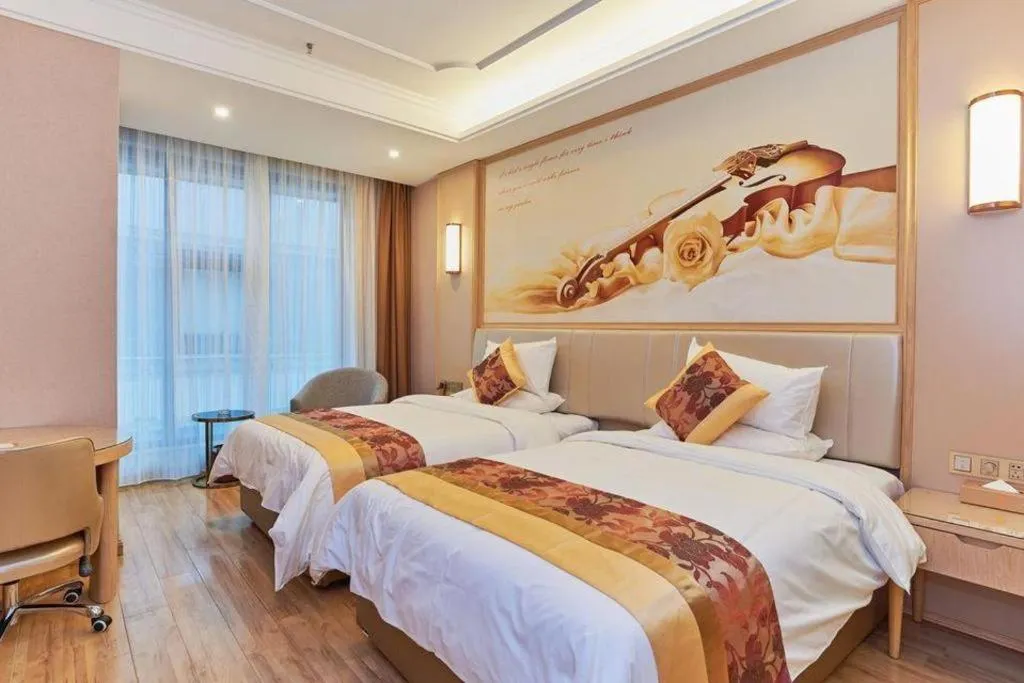 Bed in Vienna Hotel Fuzhou University Town Boshihou