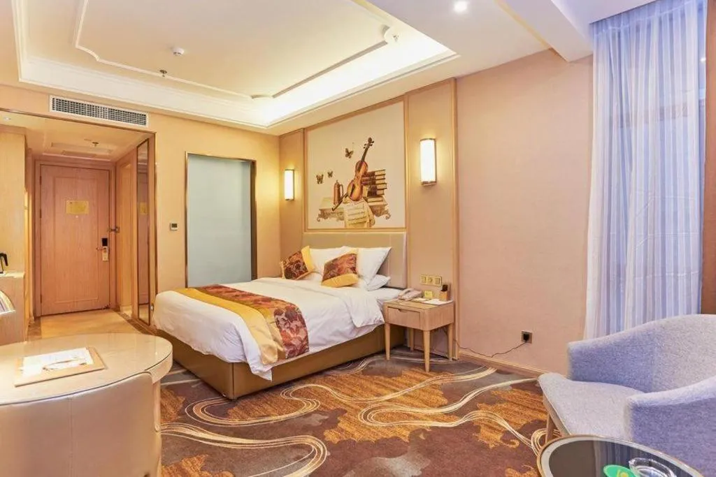 Bed in Vienna Hotel Fuzhou University Town Boshihou