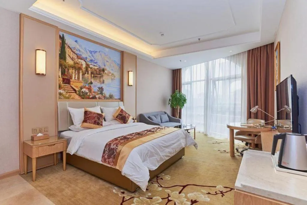 Bed in Vienna Hotel Fuzhou University Town Boshihou