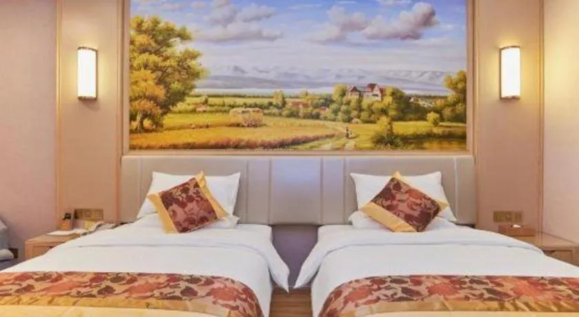 Bed in Vienna Hotel Fuzhou University Town Boshihou