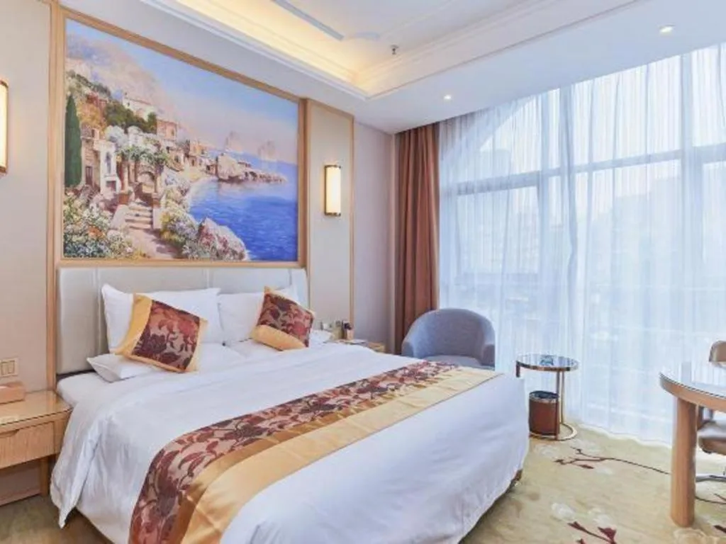 Bed in Vienna Hotel Fuzhou University Town Boshihou