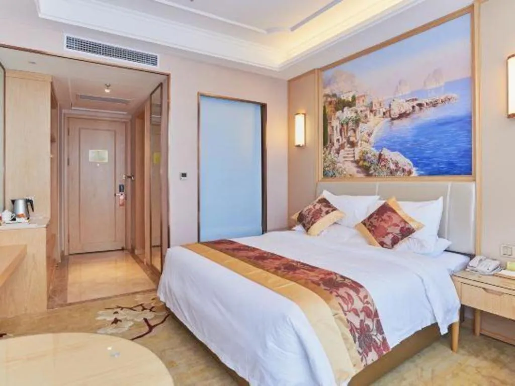 Bed in Vienna Hotel Fuzhou University Town Boshihou