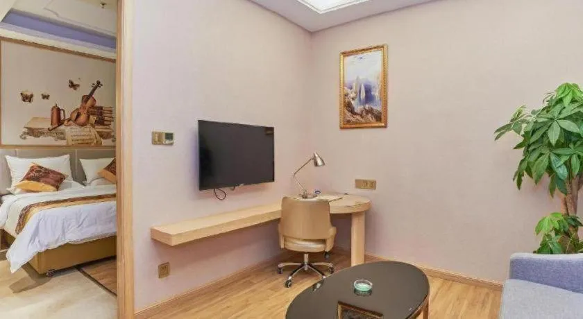 Bed in Vienna Hotel Fuzhou University Town Boshihou