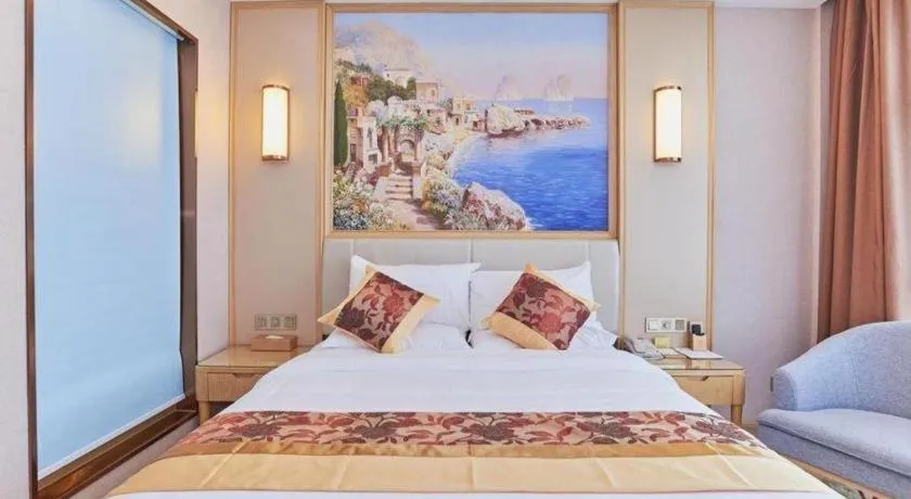 Bed in Vienna Hotel Fuzhou University Town Boshihou