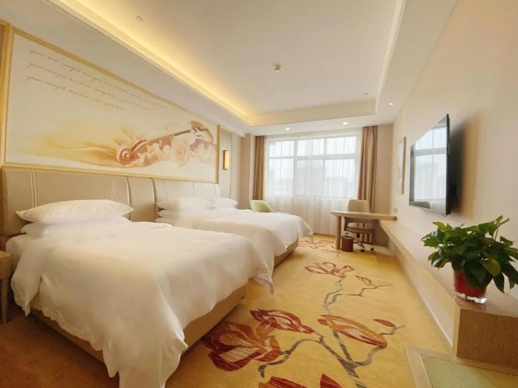 Bed in Vienna Hotel Shaanxi Weinan Shengli Street Railway Station