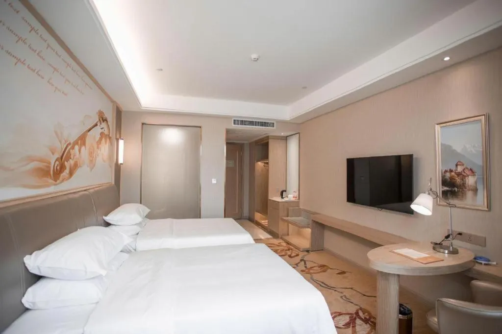 Bed in Vienna Hotel Shaanxi Weinan Shengli Street Railway Station