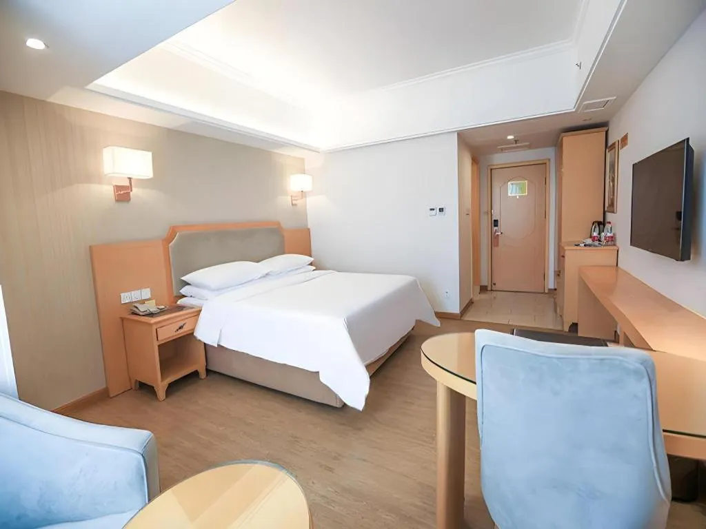 Bed in Vienna Hotel Shaanxi Weinan Shengli Street Railway Station