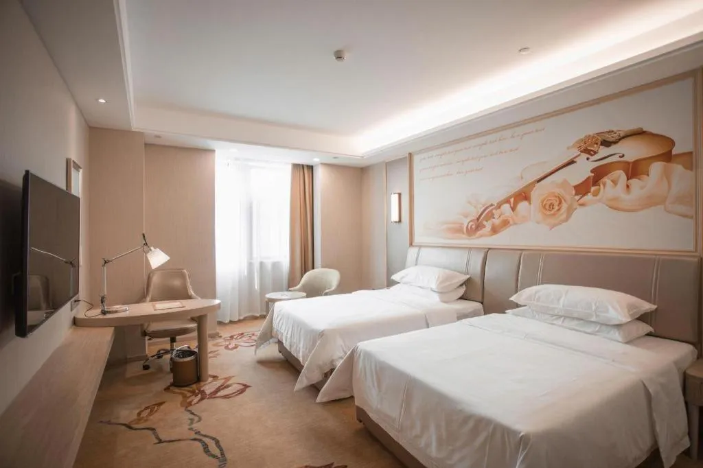 Bed in Vienna Hotel Shaanxi Weinan Shengli Street Railway Station