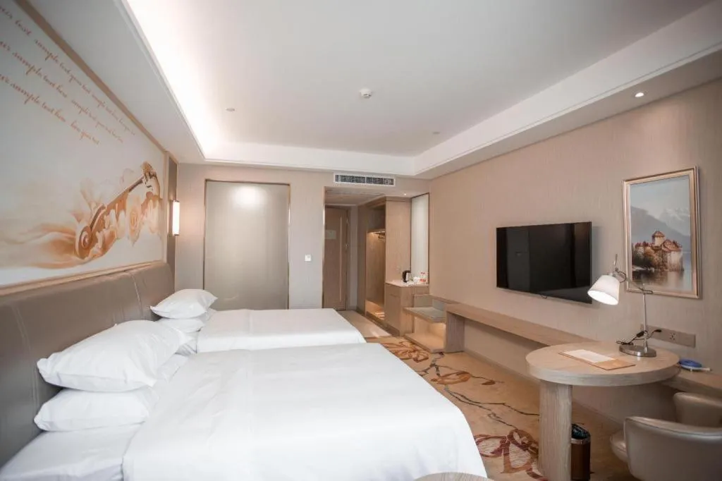 Bed in Vienna Hotel Shaanxi Weinan Shengli Street Railway Station