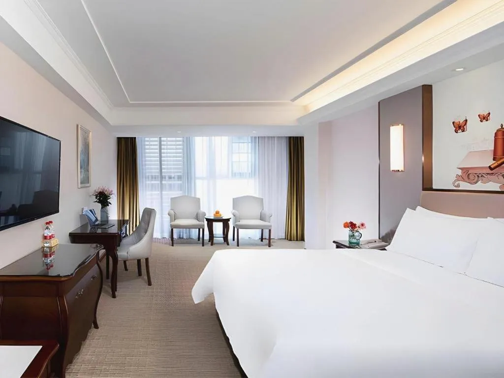 Bed in Vienna Hotel Jiangxi Fuzhou Lichuan Kangshu