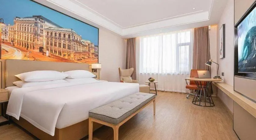 Bed in Vienna Hotel Qinghai Dachaidan