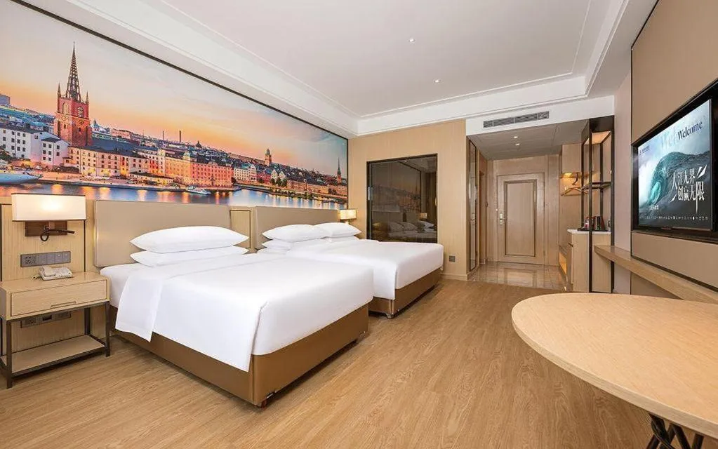 Bed in Vienna Hotel Qinghai Dachaidan