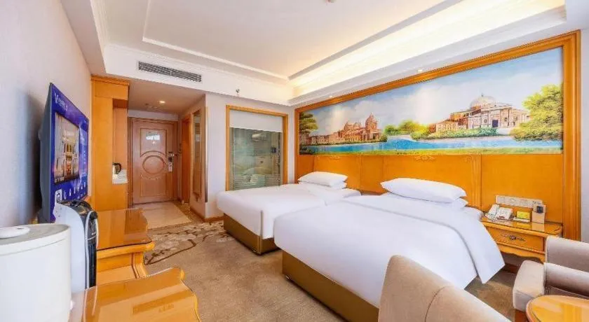 Bed in Vienna Hotel Qinghai Dachaidan