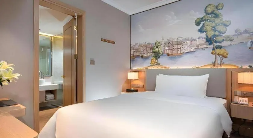 Bed in Vienna Hotel Hangzhou East Railway Station West Square