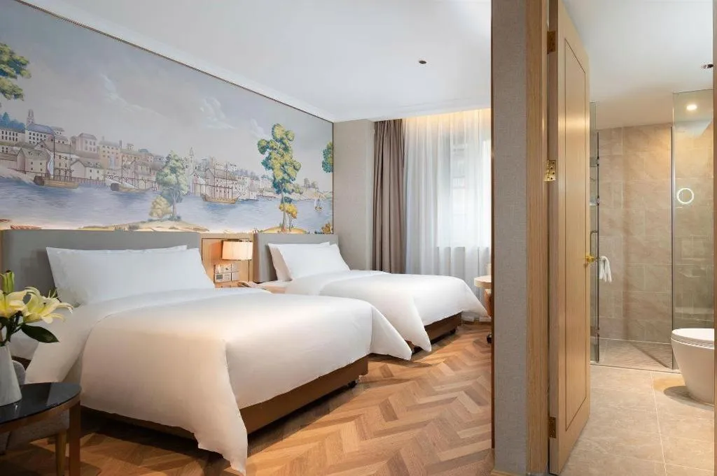 Bed in Vienna Hotel Hangzhou East Railway Station West Square