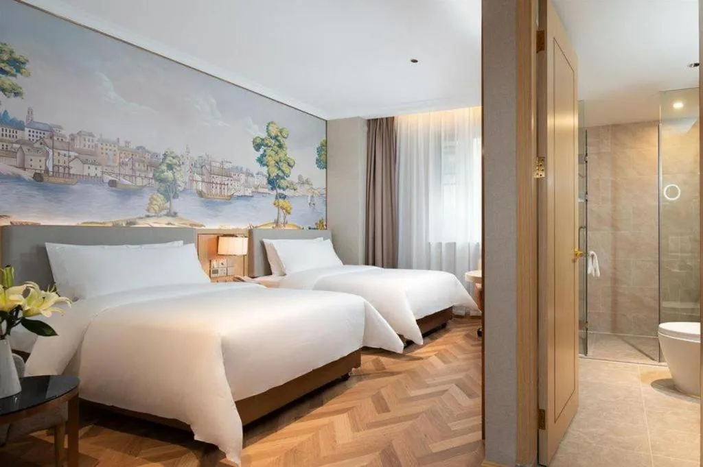 Bed in Vienna Hotel Hangzhou East Railway Station West Square