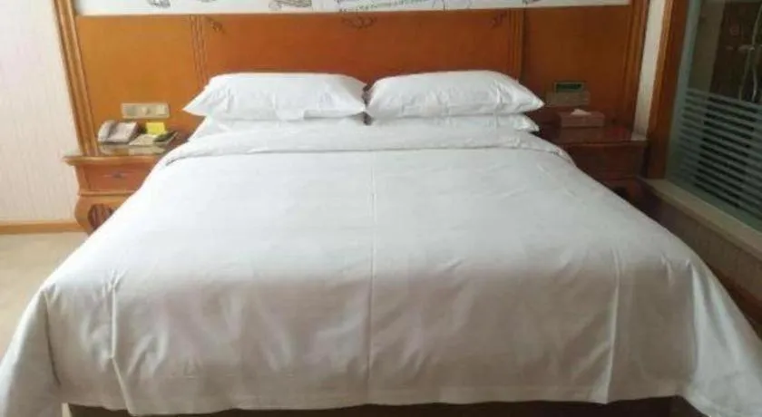 Bed in Vienna Hotel Hebei Hengshui High-Speed Railway Station