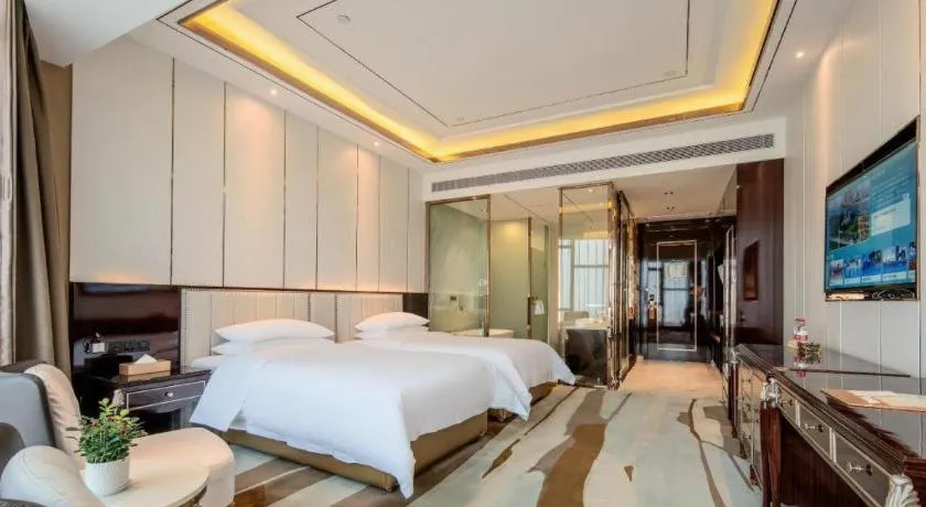 Bed in Venus Resort and Restaurant Changsha Songya Lake Weilai Mancheng