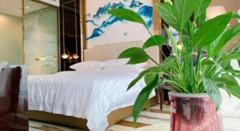 Bed in Venus Resort and Restaurant Changsha Songya Lake Weilai Mancheng