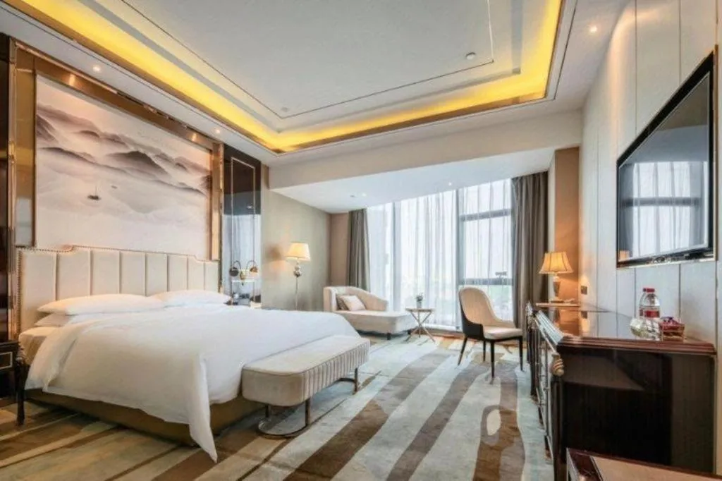 Bed in Venus Resort and Restaurant Changsha Songya Lake Weilai Mancheng