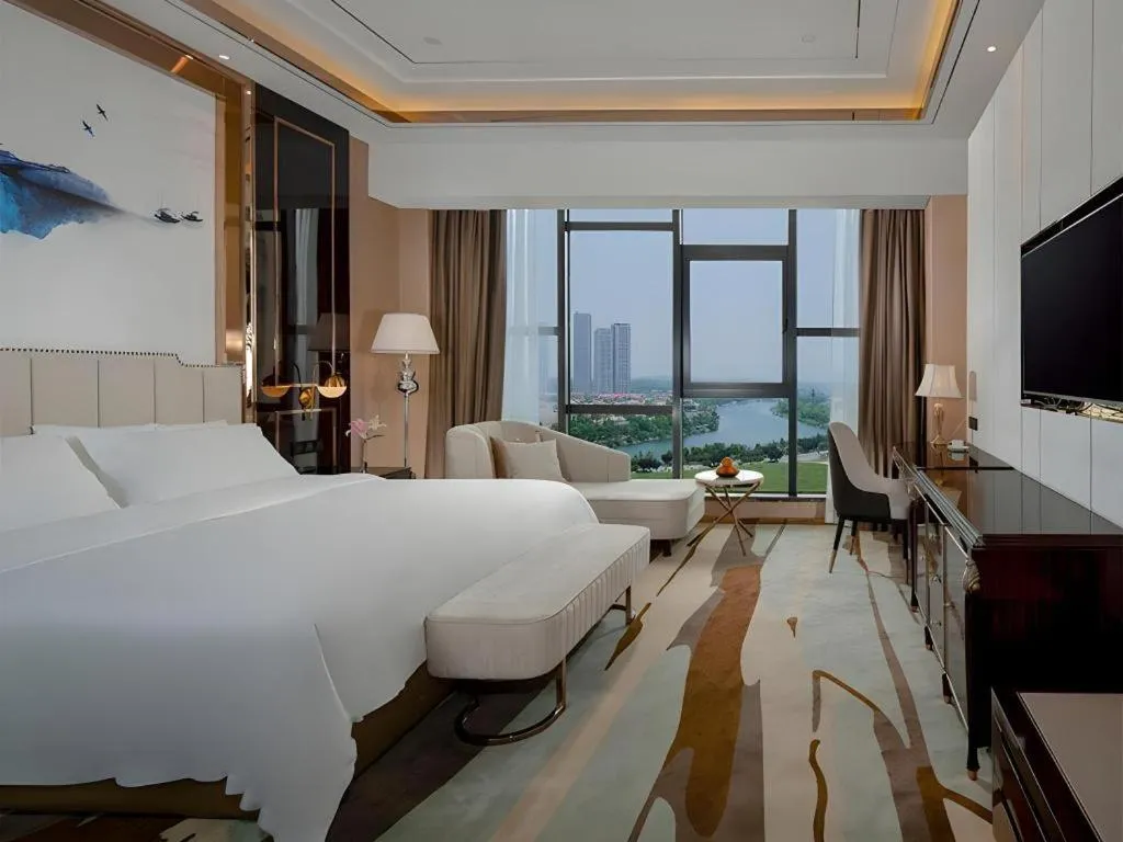 Bed in Venus Resort and Restaurant Changsha Songya Lake Weilai Mancheng