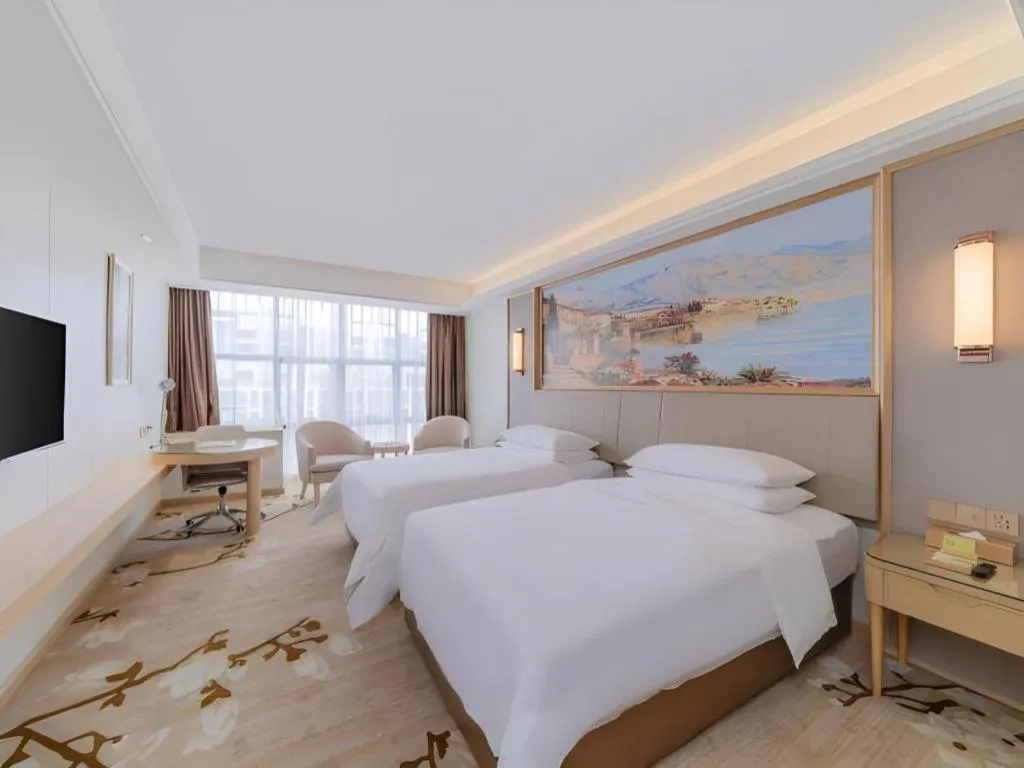 Bed in Vienna Hotel Guangdong Shantou Chaoyang Heping