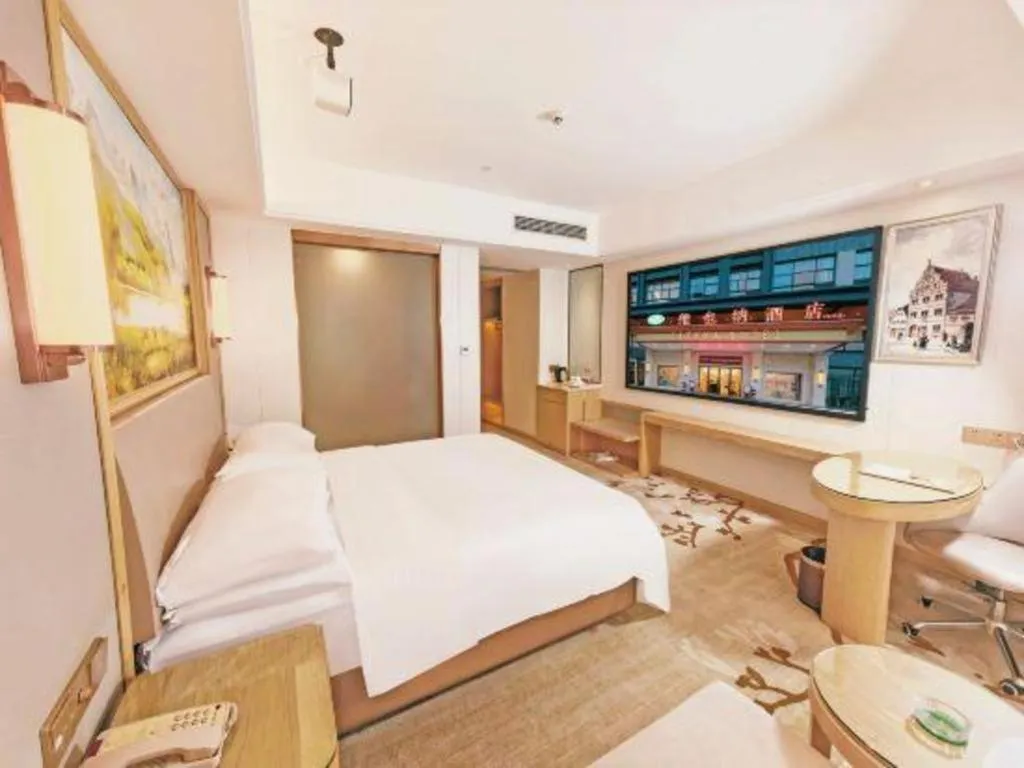 Bed in Vienna Hotel Guangdong Shantou Chaoyang Heping
