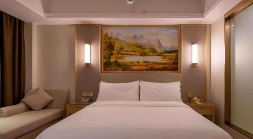 Bed in Vienna Hotel Guangdong Shantou Chaoyang Heping