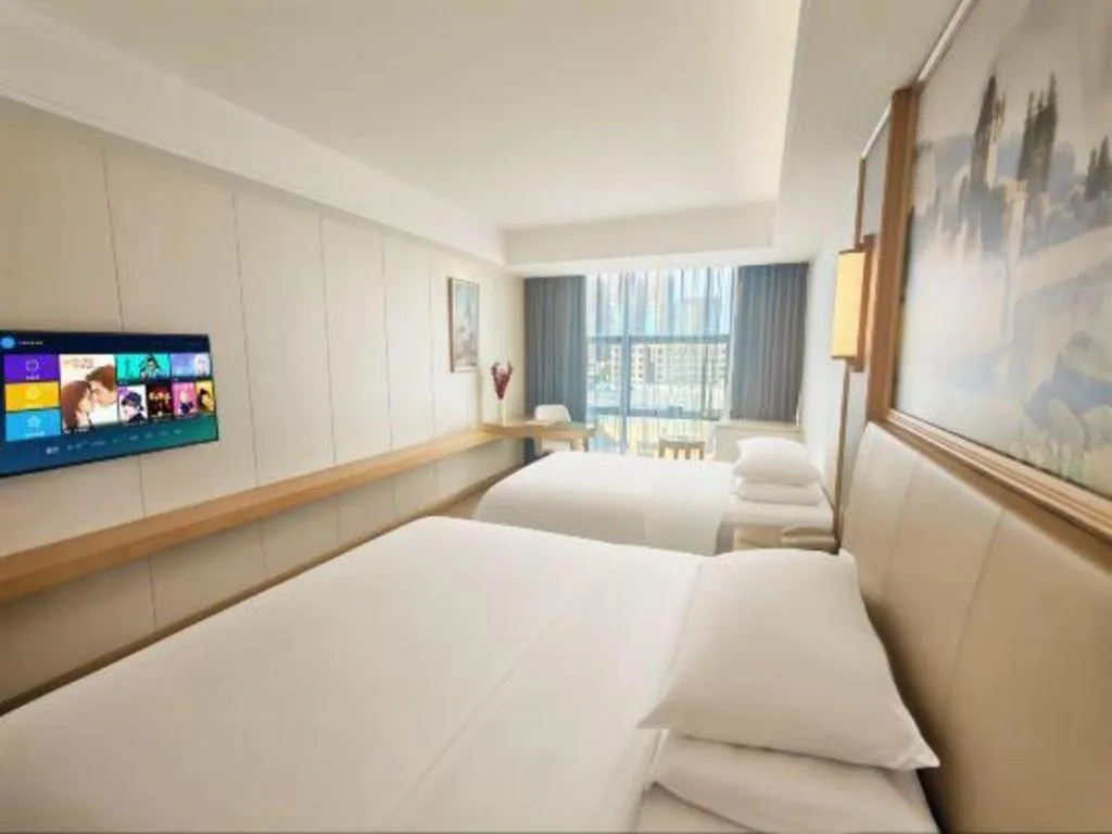 Bed in Vienna Hotel Guangdong Shantou Chaoyang Heping