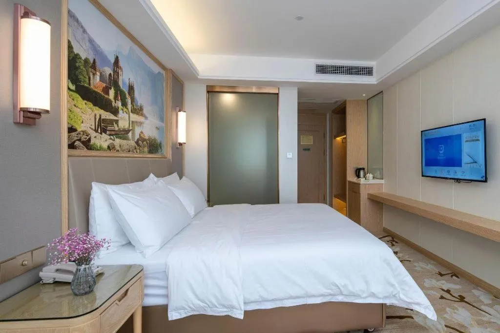 Bed in Vienna Hotel Guangdong Shantou Chaoyang Heping