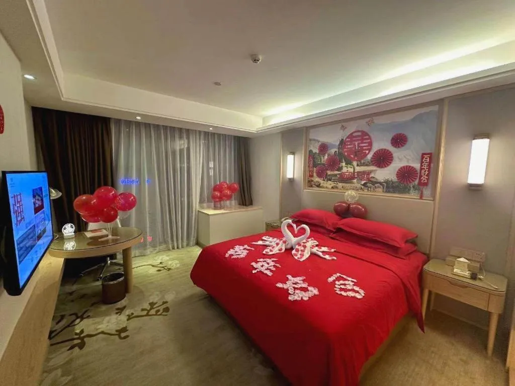 Bed in Vienna Hotel Guangdong Shantou Chaoyang Heping