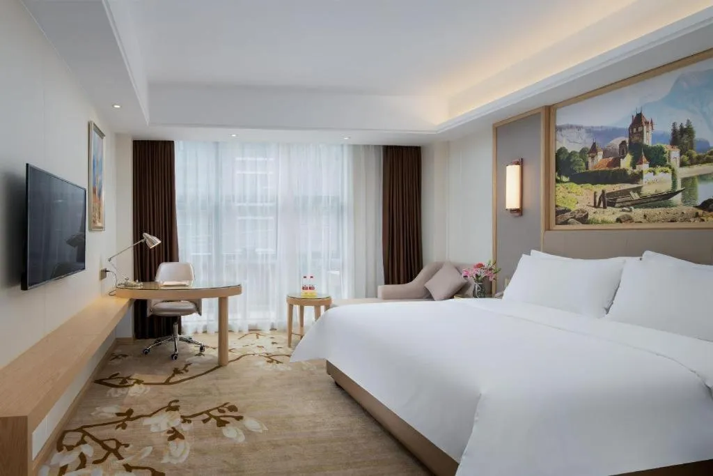 Bed in Vienna Hotel Guangdong Shantou Chaoyang Heping