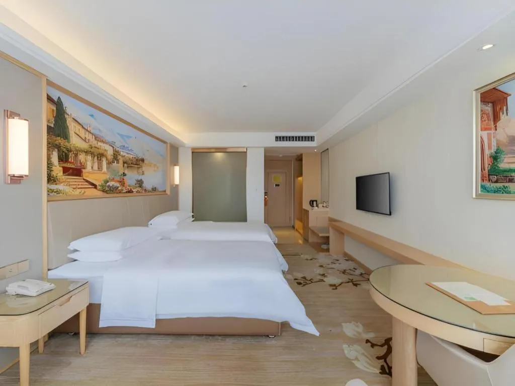 Bed in Vienna Hotel Guangdong Shantou Chaoyang Heping