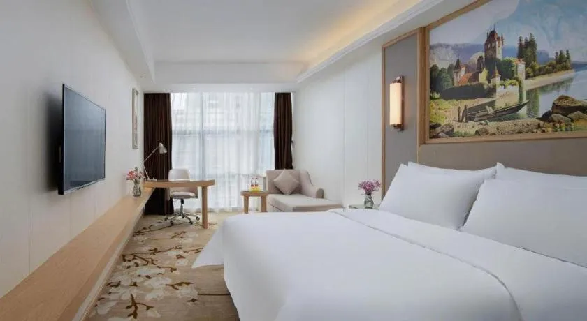 Bed in Vienna Hotel Guangdong Shantou Chaoyang Heping