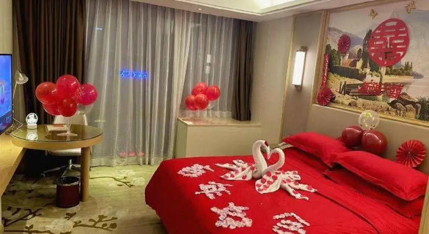 Bed in Vienna Hotel Guangdong Shantou Chaoyang Heping