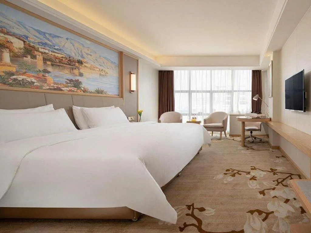 Bed in Vienna Hotel Guangdong Shantou Chaoyang Heping