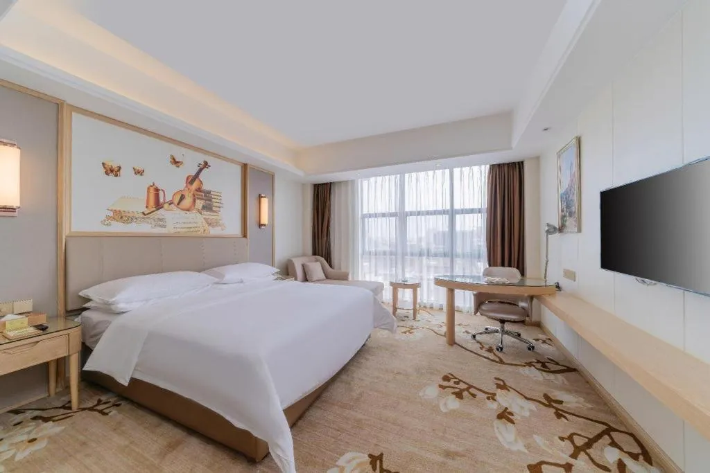 Bed in Vienna Hotel Guangdong Shantou Chaoyang Heping