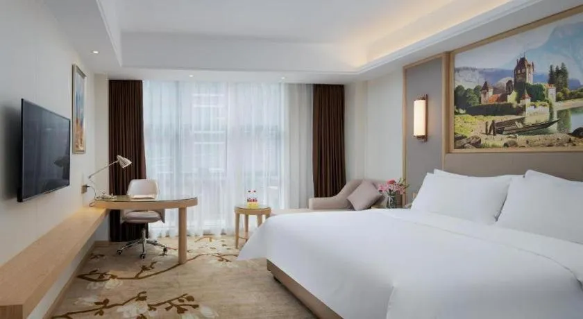 Bed in Vienna Hotel Guangdong Shantou Chaoyang Heping