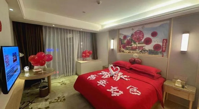 Bed in Vienna Hotel Guangdong Shantou Chaoyang Heping