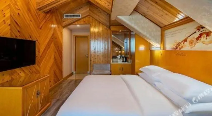 Bed in Vienna Hotel Tianjin Zhongbei Town