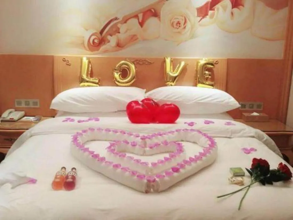 Bed in Vienna Hotel Wuhan Hankou North Avenue Sijimei Farmers Market