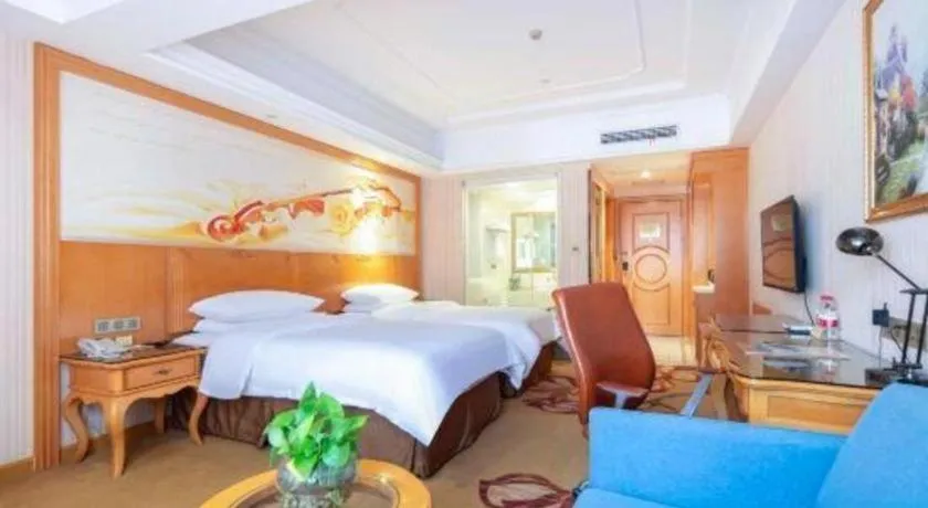 Bed in Vienna Hotel Wuhan Hankou North Avenue Sijimei Farmers Market