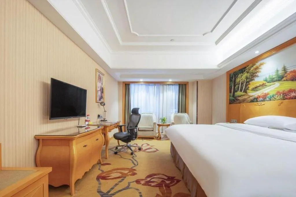 Bed in Vienna Hotel Wuhan Hankou North Avenue Sijimei Farmers Market