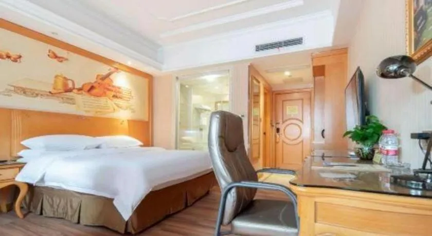 Bed in Vienna Hotel Wuhan Hankou North Avenue Sijimei Farmers Market