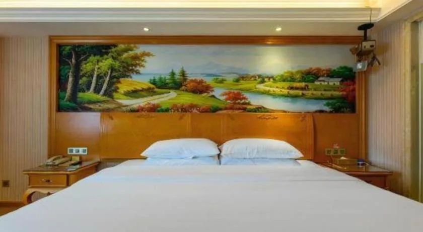 Bed in Vienna Hotel Wuhan Hankou North Avenue Sijimei Farmers Market