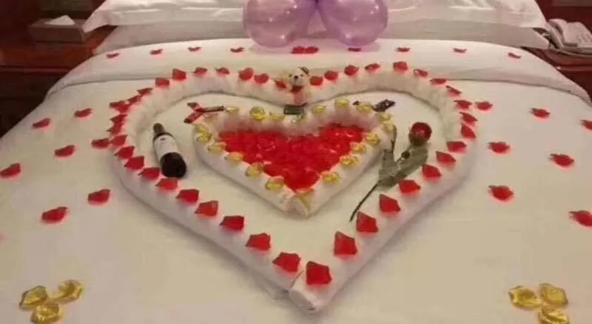 Bed in Vienna Hotel Wuhan Hankou North Avenue Sijimei Farmers Market