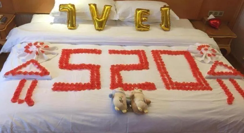 Bed in Vienna Hotel Wuhan Hankou North Avenue Sijimei Farmers Market