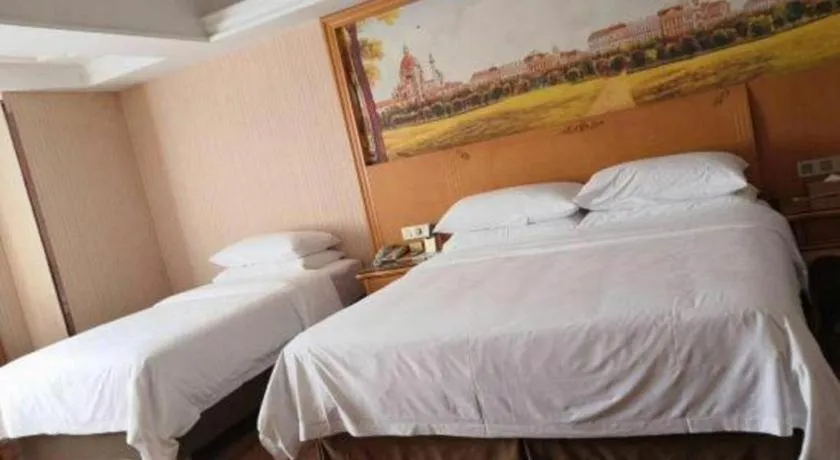 Bed in Vienna Hotel Wuhan Hankou North Avenue Sijimei Farmers Market